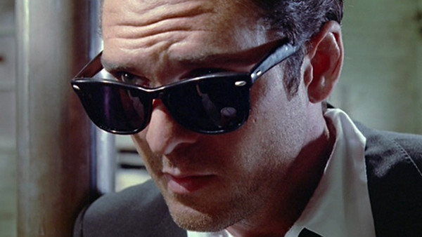 mr blonde in sunglasses