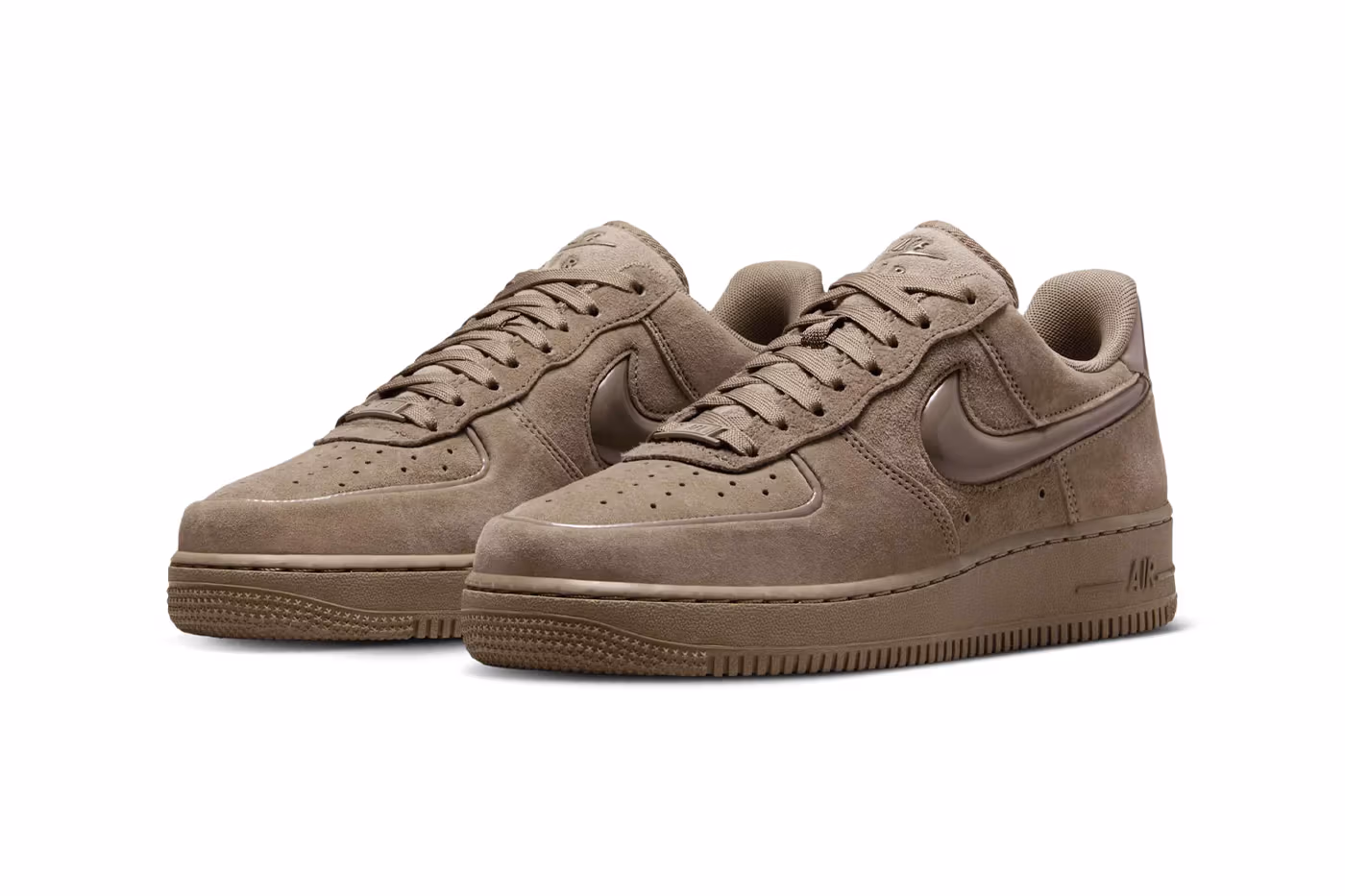 NIKE SIRFORCE 1 LOW WOMENS MINK BROWN