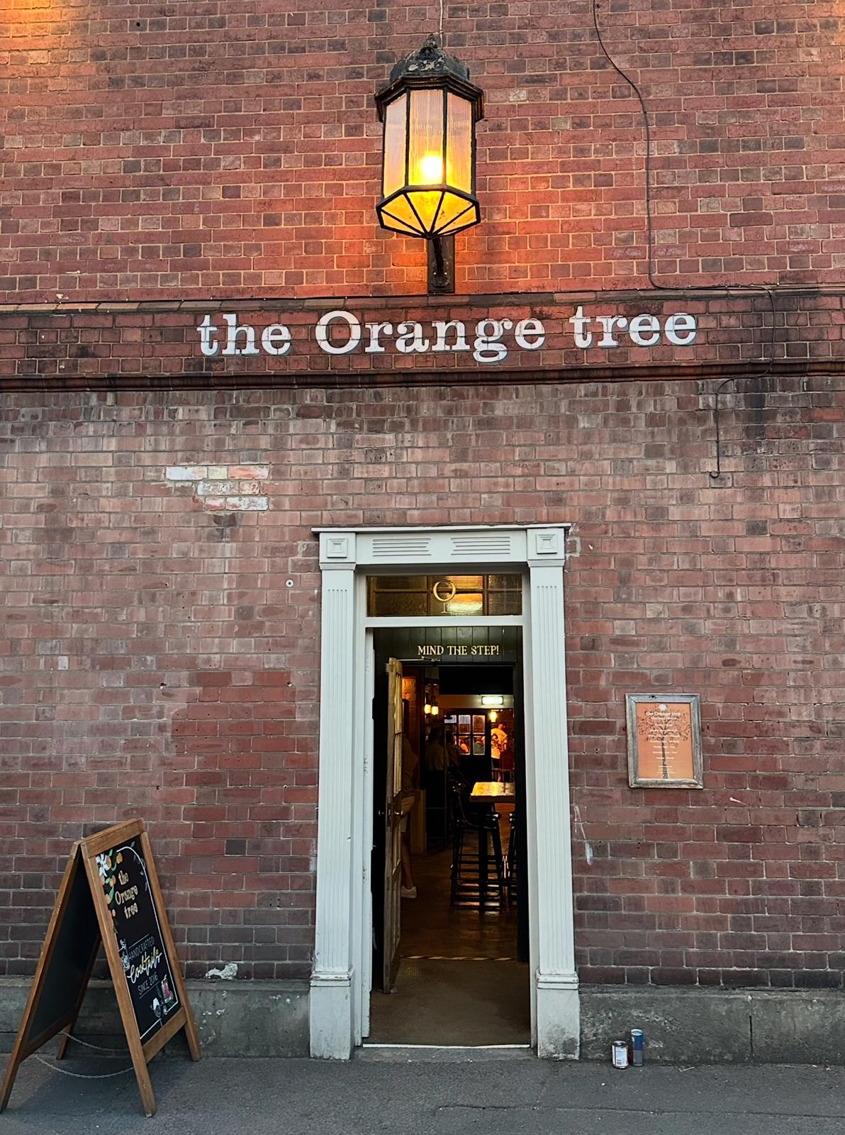 orand tree outside