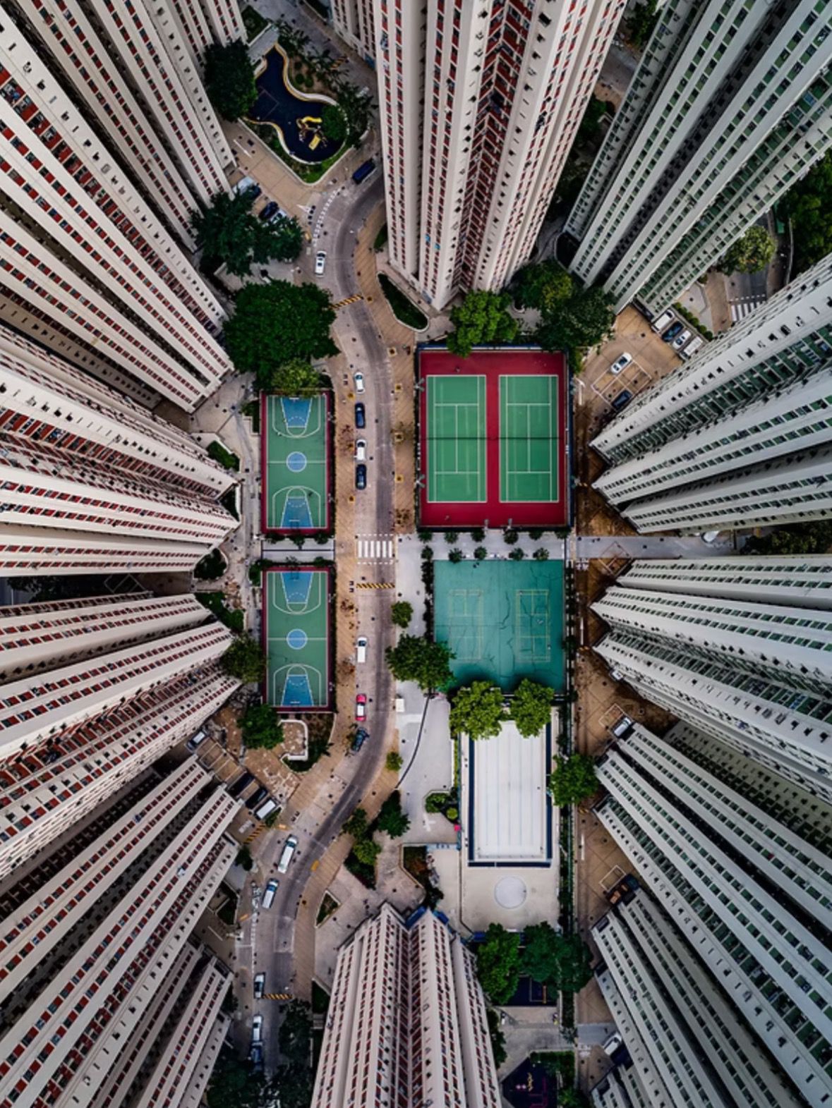 abstract aerial art