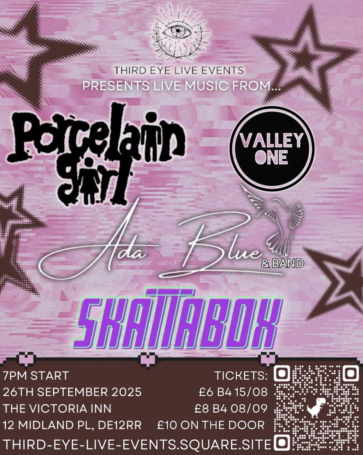 porcelain girl the vic derby sept 2025