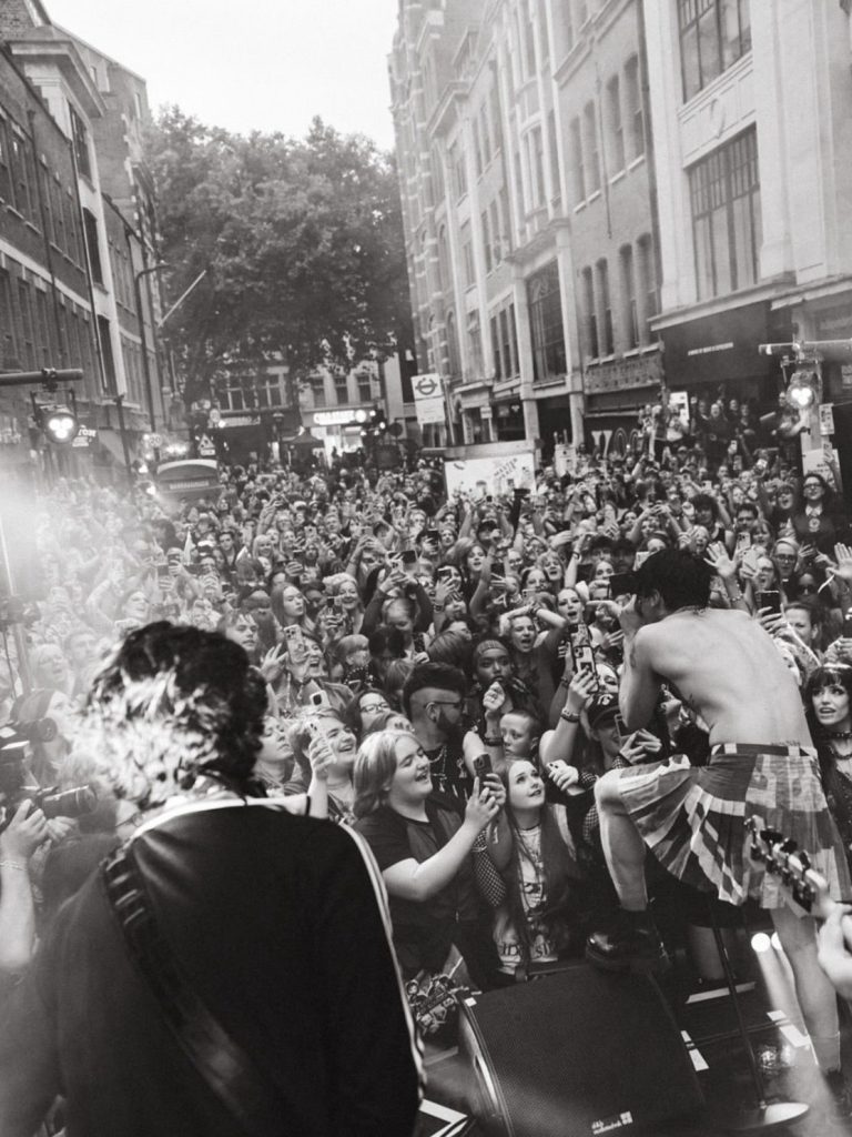 Yung Blud B.R.A.T Denmark Street Soho Opening