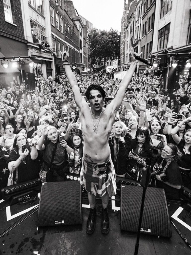 Yung Blud B.R.A.T Denmark Street Soho Opening