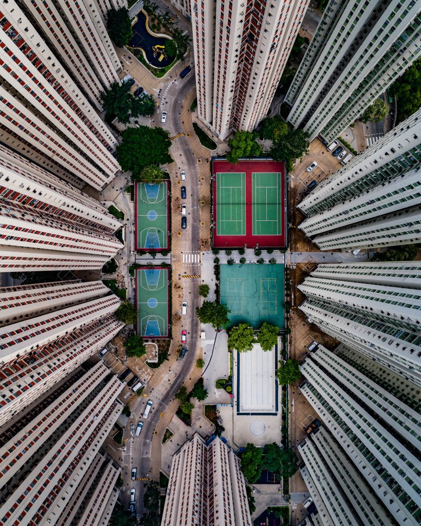Abstract Aerial Art