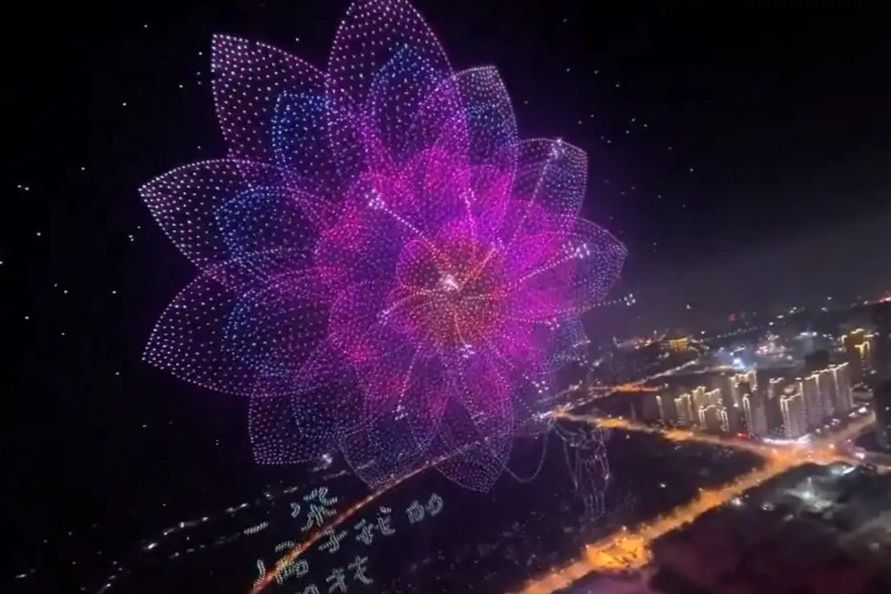 China World Record Drone Display