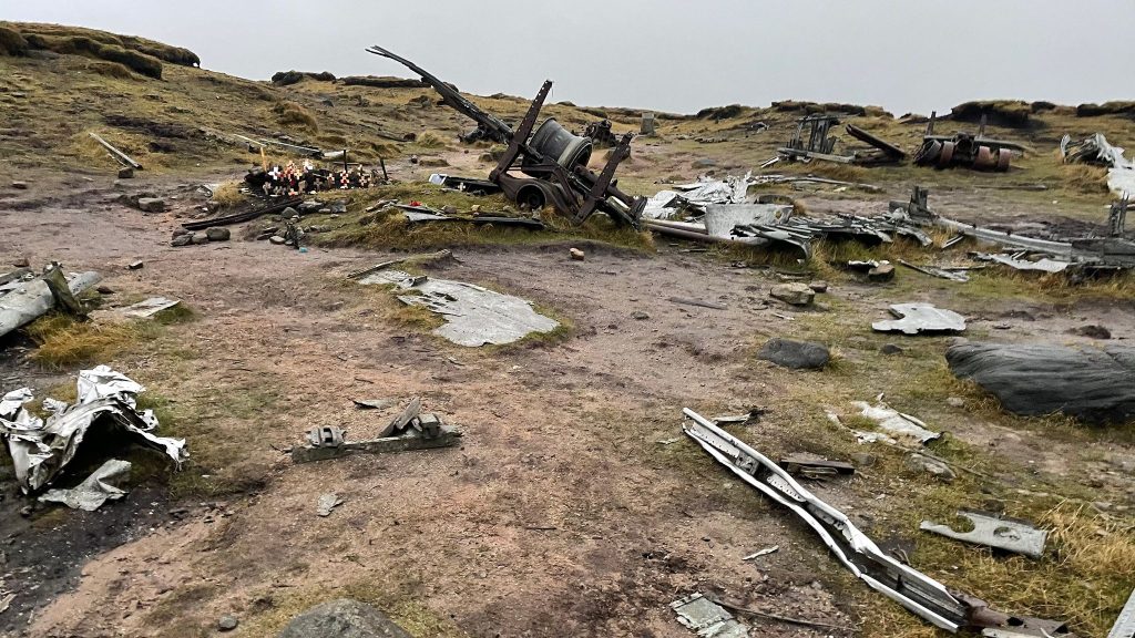 Bleaklow Bomber Crash Site