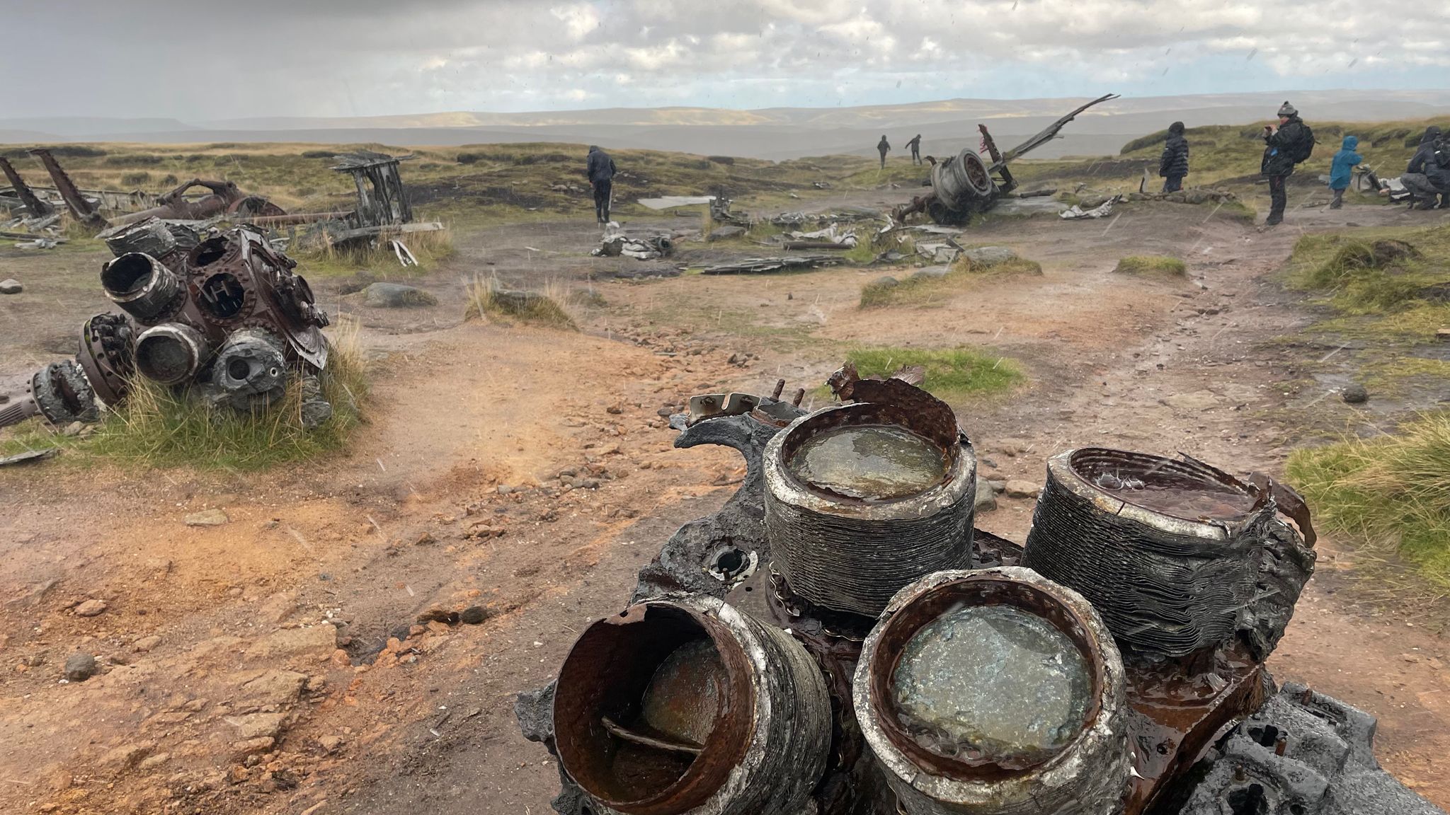 Bleaklow Bomber Crash Site